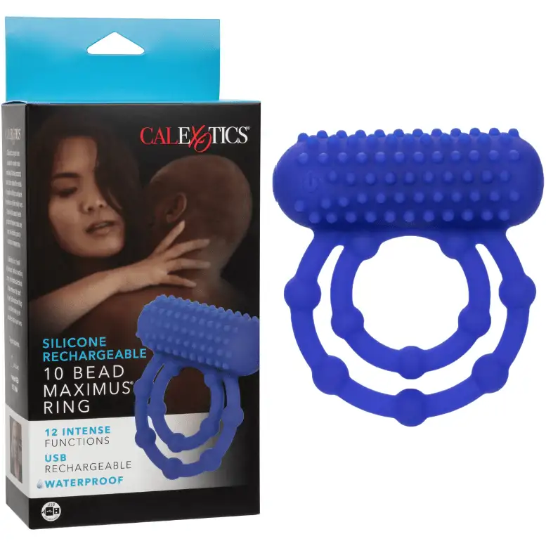 Anneau D'érection Vibrant - Calexotics - 10 Bead Maximus Ring