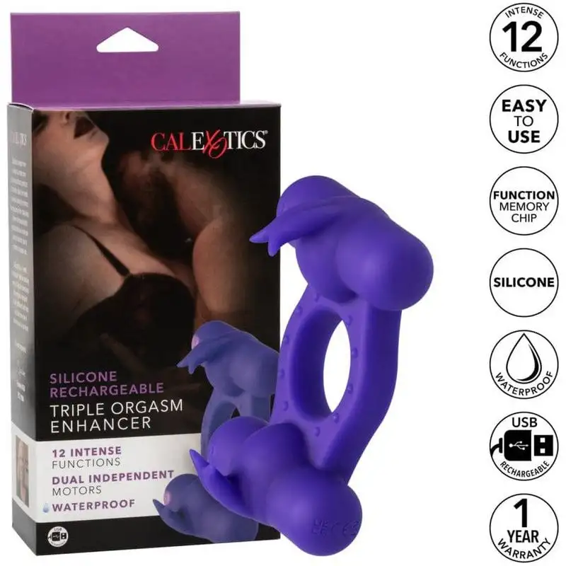 Anneau D'érection - Calexotics - Triple Orgasm Enhancer