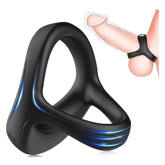 Anneau d'érection vibrant - Secwell - Penis Dual Ring
