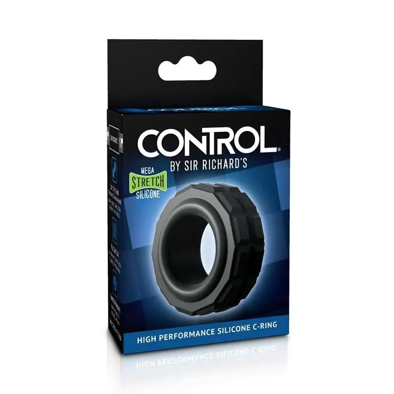 Anneau pénis ou testicules Control Silicone haute performence