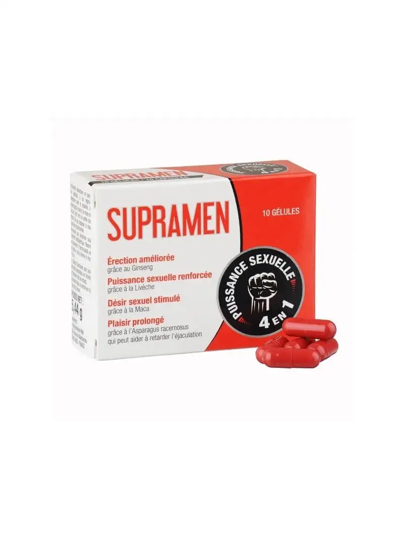 Aphrodisiaque SupraMen Gélules Labophyto