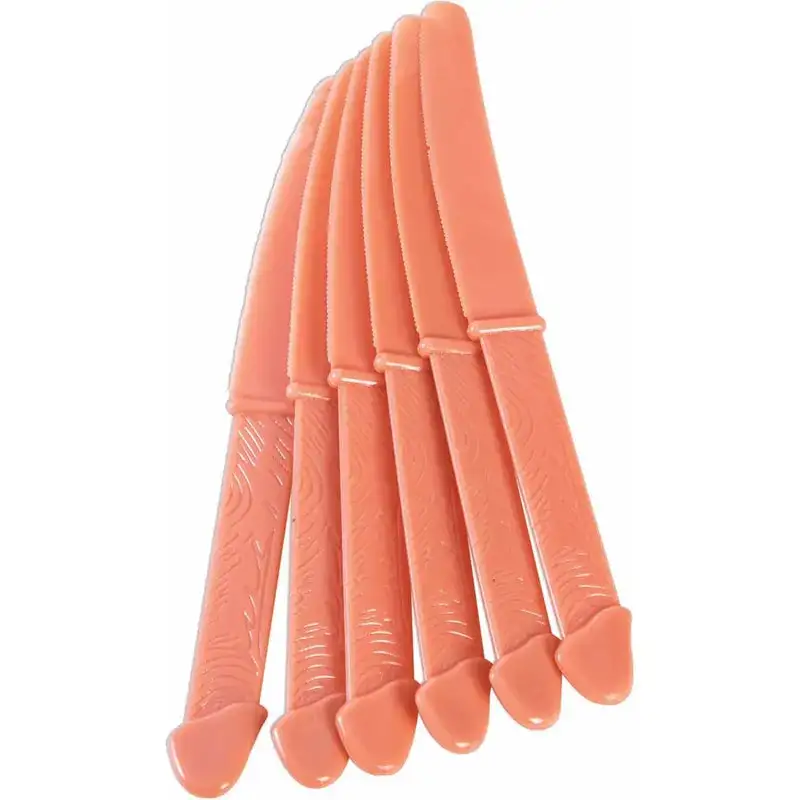 Bachelorette - Lot de 6 couteaux à pénis - Sexy Knife Set