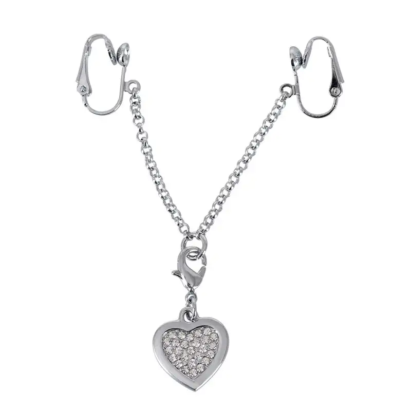 Bijou intime argenté coeur