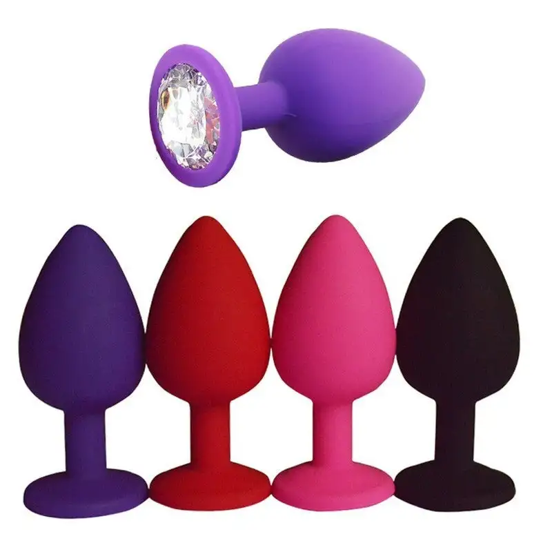 Bijoux anal ampoule diamant rosatre