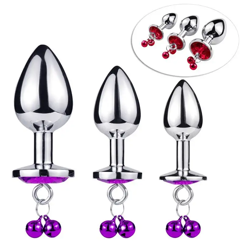 Bijoux Anal Diamant métal Clochette