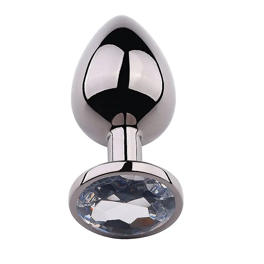 Plug anal Rosebud Black Metallic