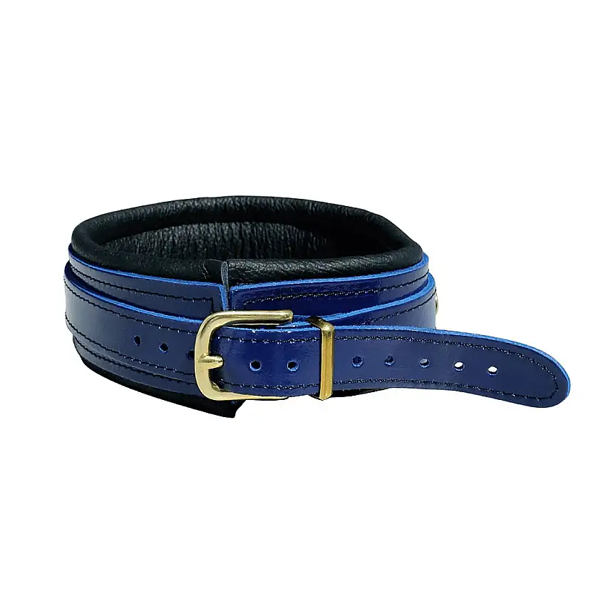 Collier en cuir Blue