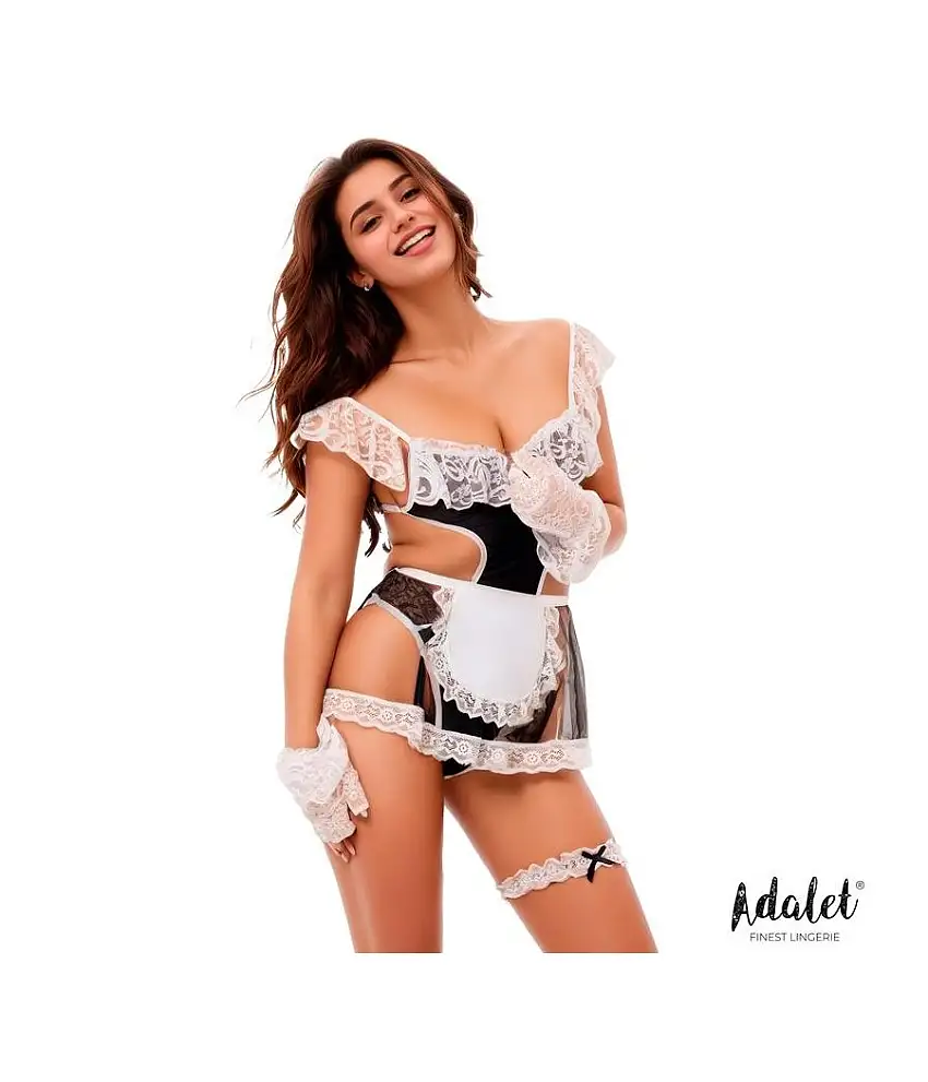 body Rylee Disfran, tablier, Guantes et Liga