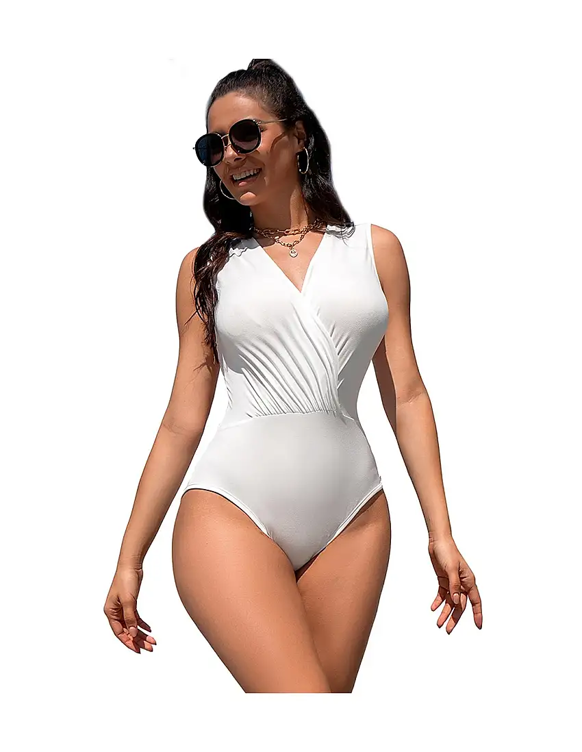 Body moulant blanc - Paris Hollywood