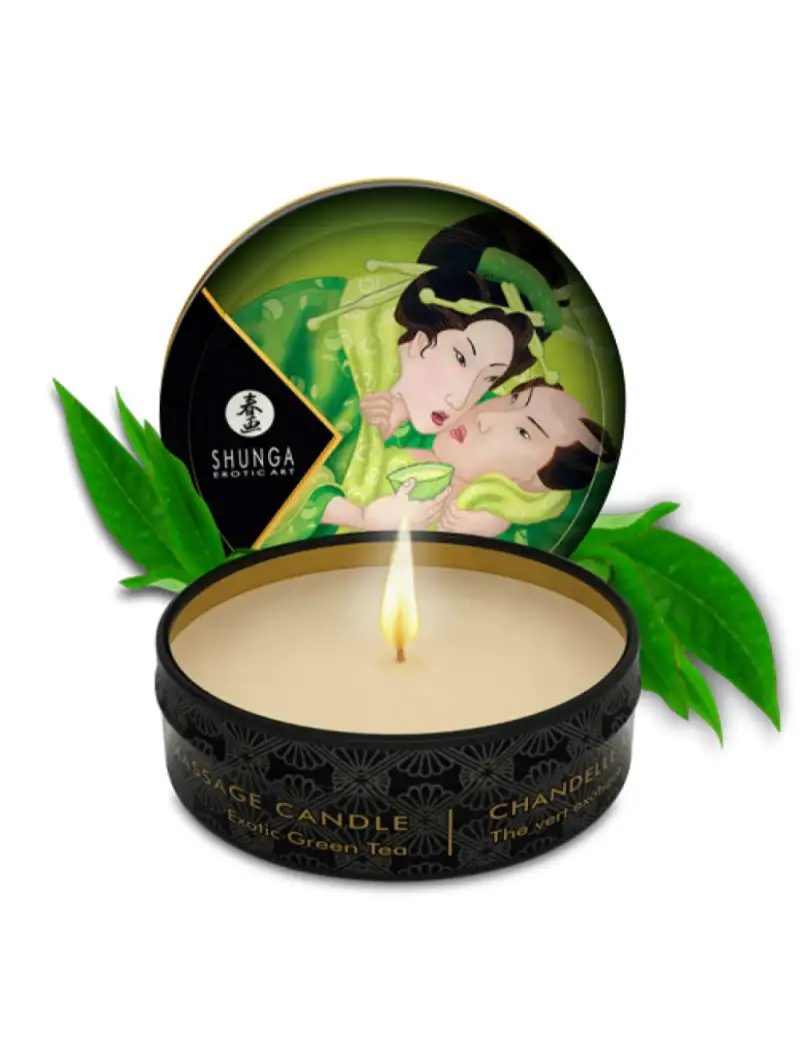 Bougie de massage Zénitude Thé Vert Shunga