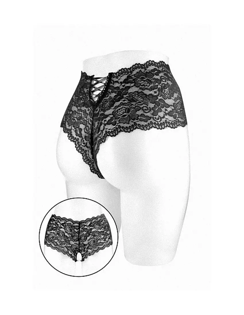 Boxer ouvert Julia - noir