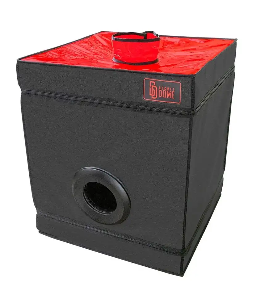 Cabine Bukkake Kink Club - Noir et Rouge Secret Dome-Loveroom - Mobilier BDSM