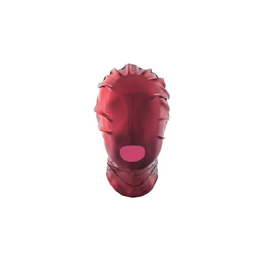 Cagoule SM Ouverture bouche Rouge