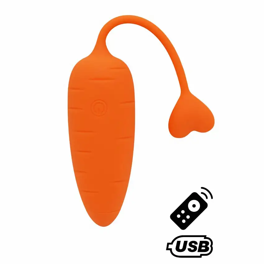Carrot œuf vibrant télécommandé