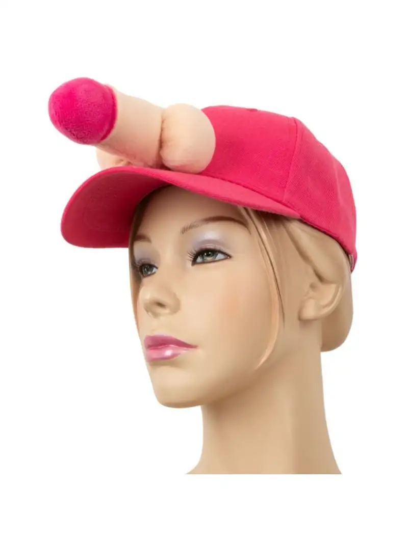Casquette Humoristique Rose avec Pénis