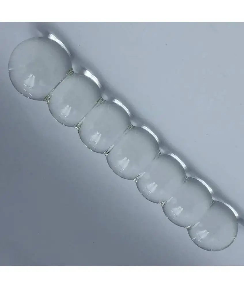 Chapelet anal en verre