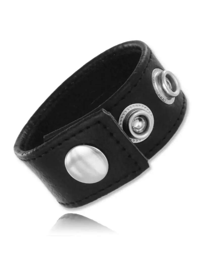 Cockring Ajustable Cuir 3 Pressions