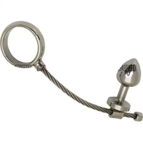 Cockring et Anal plug Acier