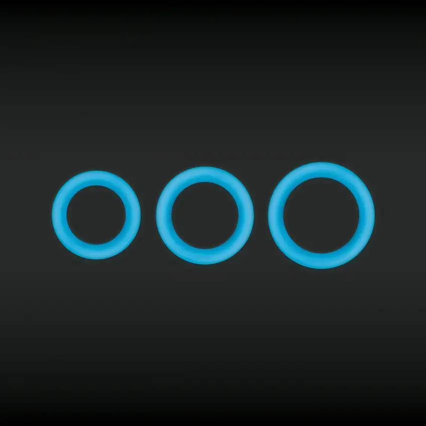 Cockring Fluorescent FIREFLY Bleu