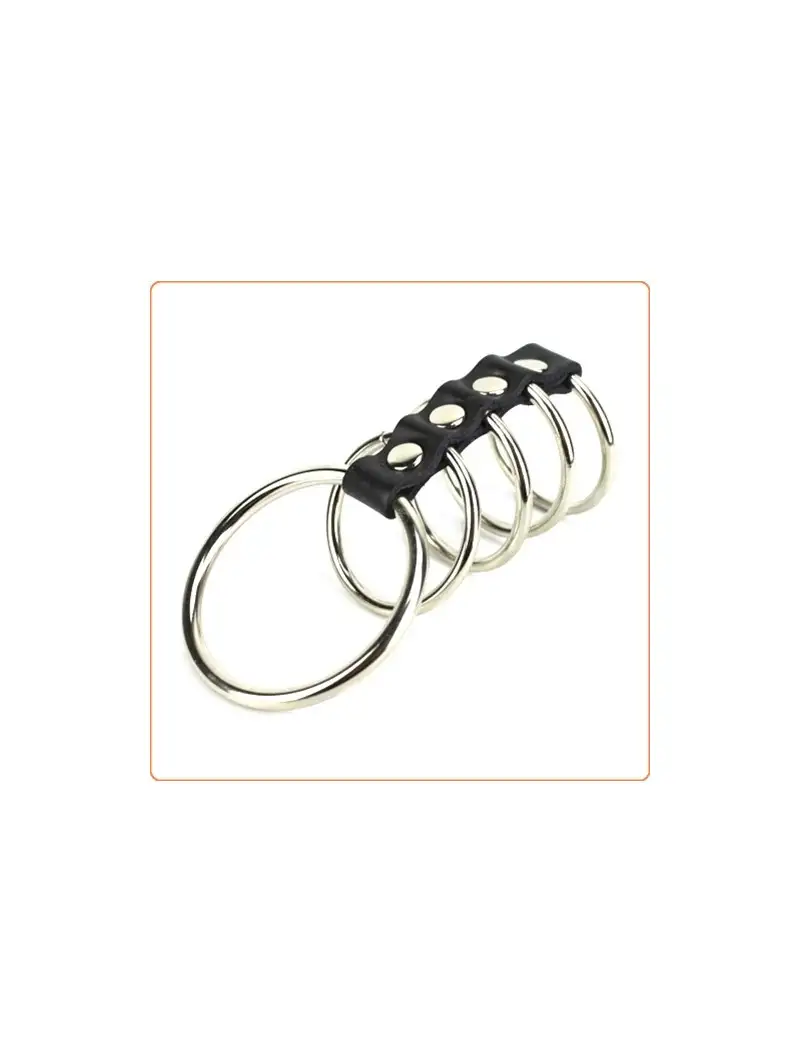 Cockring Metal Cinq Anneaux