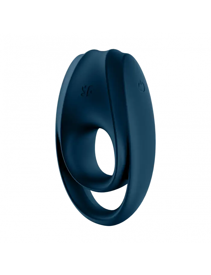 Cockring  Satisfyer Incredible duo - Noir