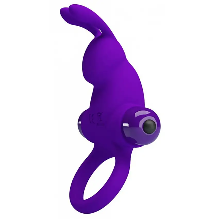 Cockring vibrant DICK RABBIT Pretty Love 30mm Violet
