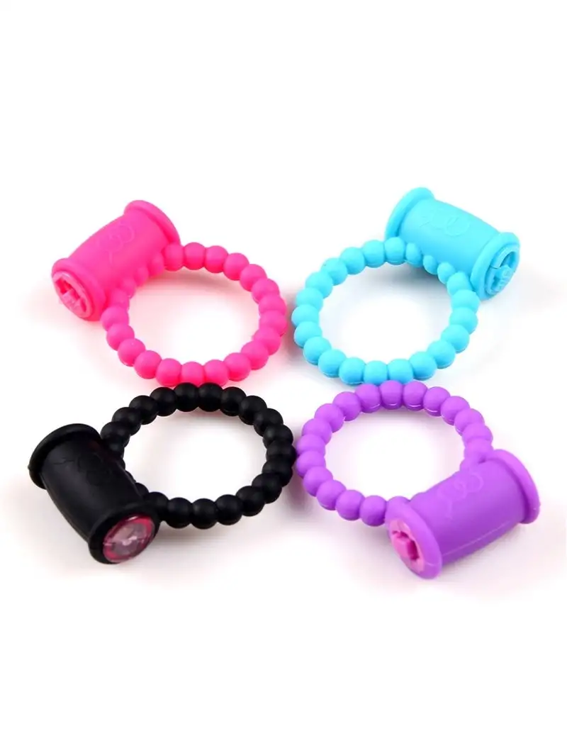 Cockring Vibrant Perles Silicone