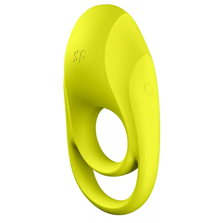 Cockring Vibrant Satisfyer SPECTACULAR DUO Jaune