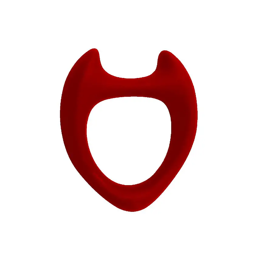 Cockring Wooomy Toro L en silicone rouge