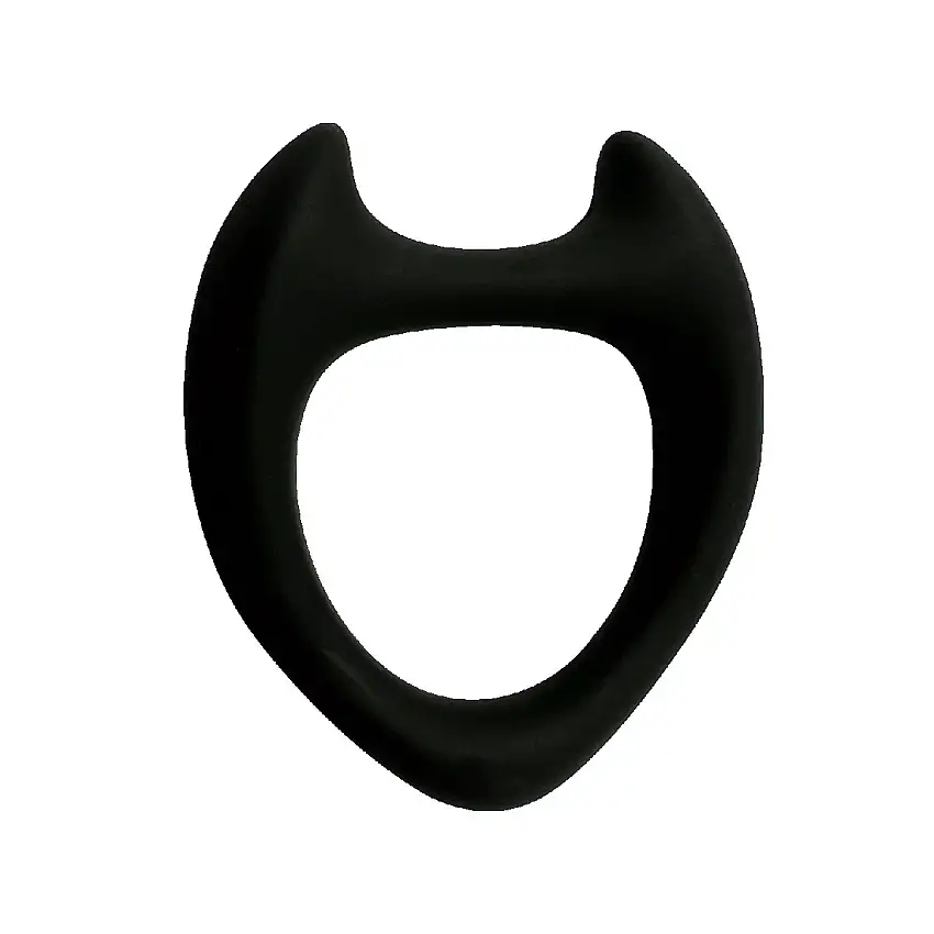 Cockring Wooomy Toro M en silicone noir