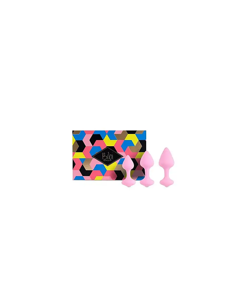 Coffret 3 Plugs Anaux 'Bibi' - FeelzToys