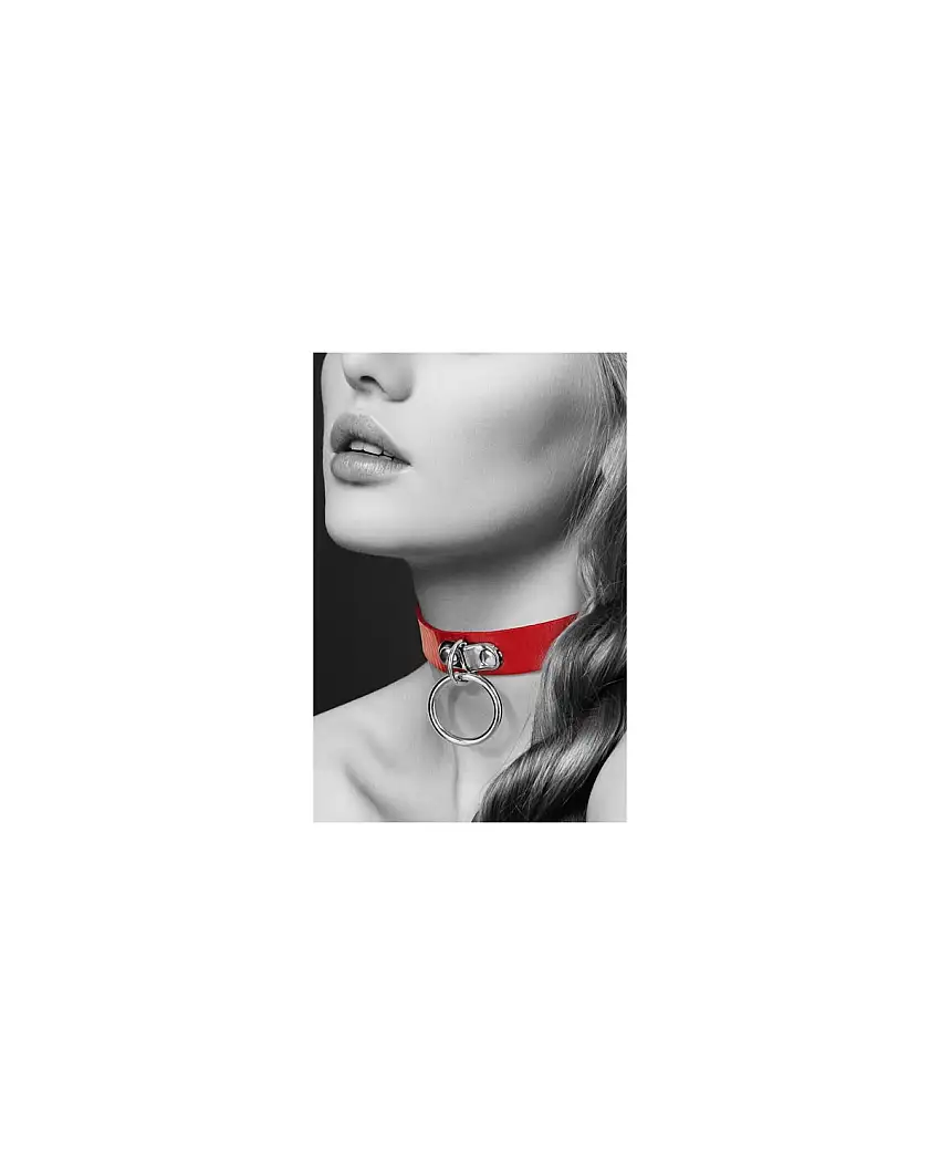 Collier Fetish Rouge - Bijoux pour Toi