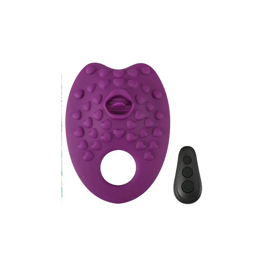 Coussin vibrant avec langue GRIND RING Violet