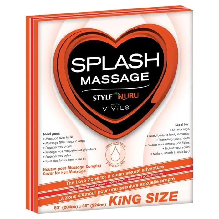 Couverture Étanche Nuru - Vivilo - Splash Massage