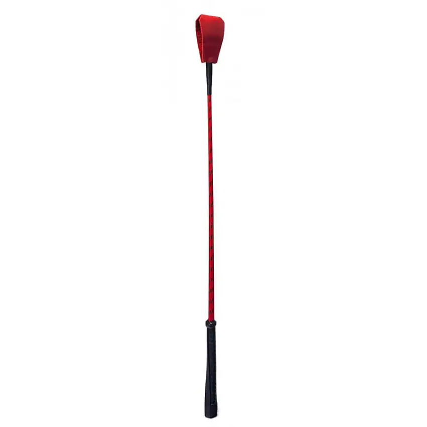 Cravache CROP Rouge 70cm