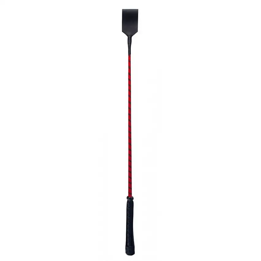 Cravache CROP SQUARE Noir 70cm