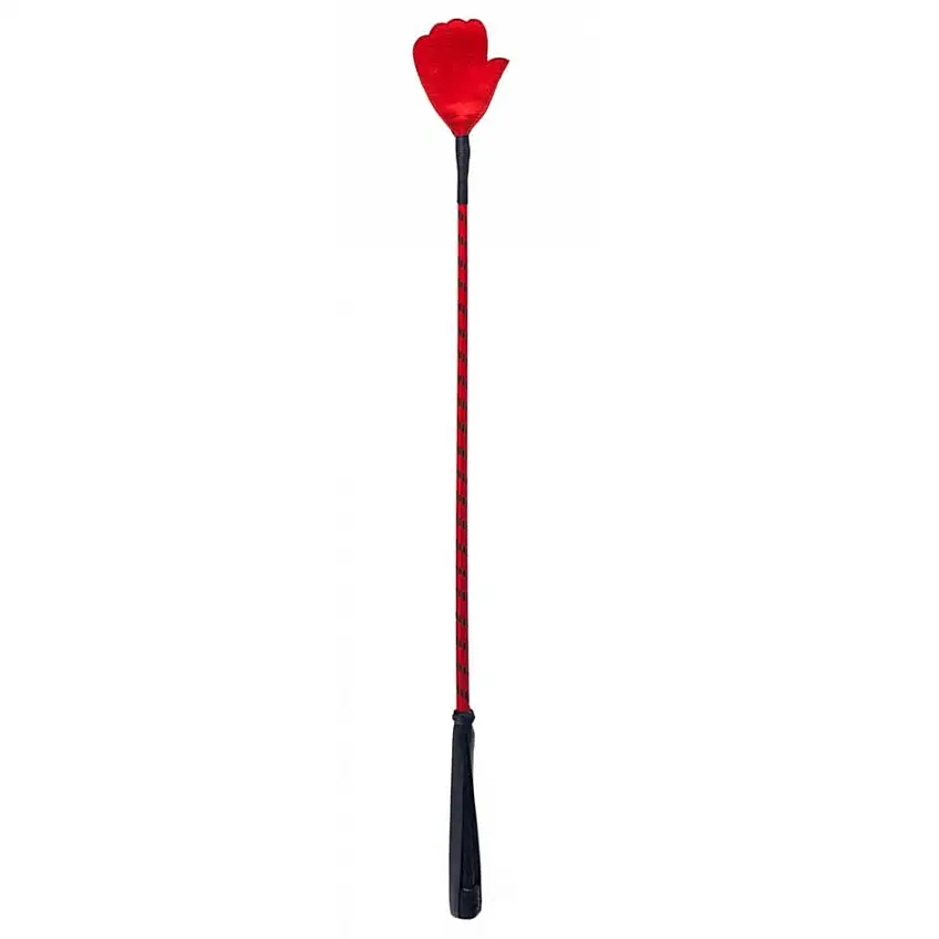 Cravache HAND CROP Rouge 70cm