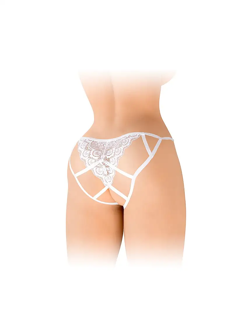 Culotte ouverte Zoé blanche - Fashion Secret