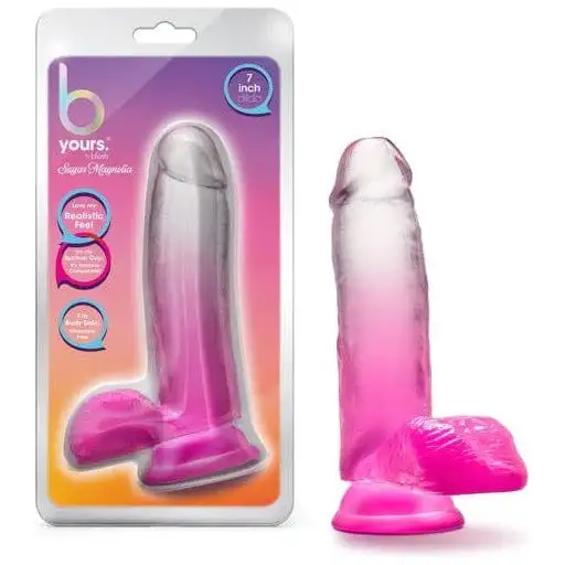Dildo - B Yours - Sugar Magnolia 7 pouces - Fuchsia