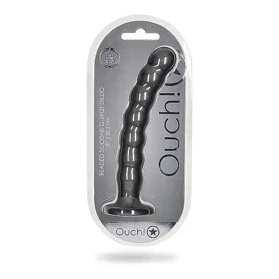 Dildo Perlé - Shots America - Ouch! - Beaded G-Spot Dildo - 8 Pouces