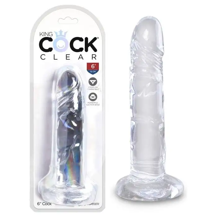 Dildo Réaliste - Pipedream - King Cock Clear 6" Cock