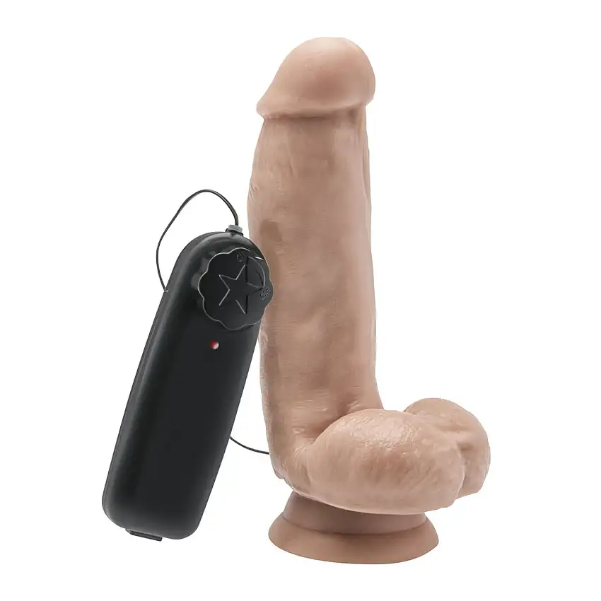 Dildo vibrant Get Real 15 cm - Ø 4 cm
