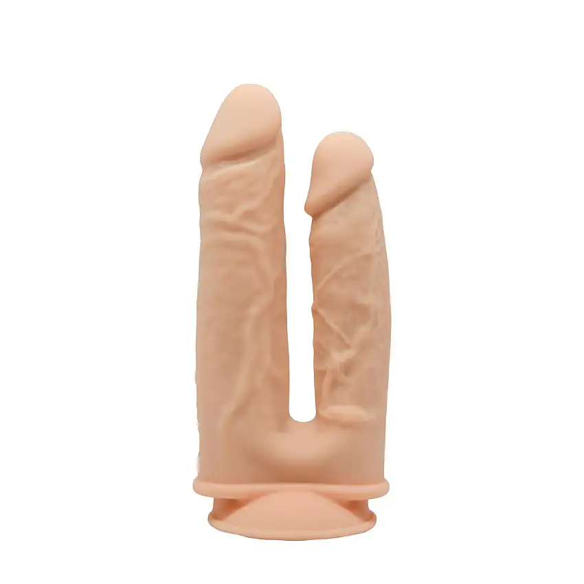 Dildo vibrant télécommandé double pénétration SilexD M1 19.5 cm/17.5 cm