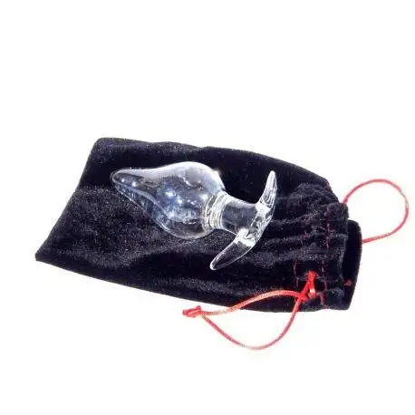 Elégant Plug Anal en verre transparent