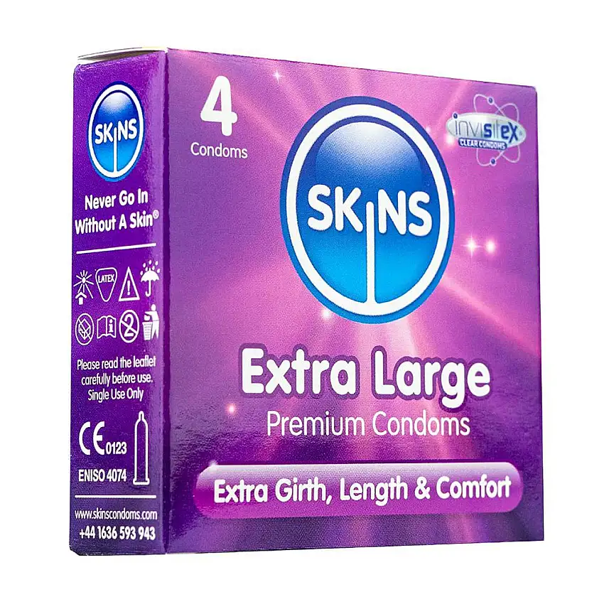 4 x Préservatifs Extra Large