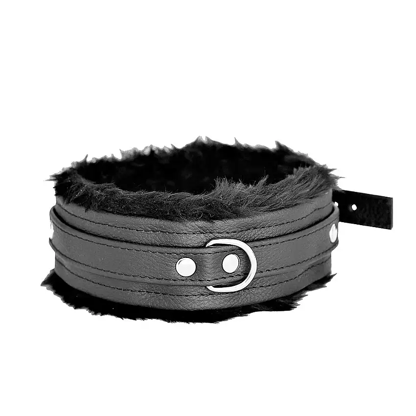 Collier en cuir Fluffy