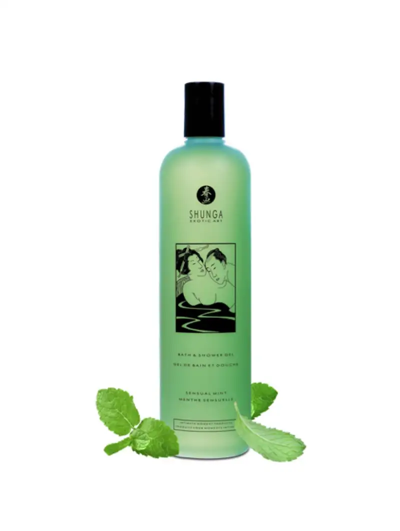 Gel de Bain et Douche à la Menthe Shunga