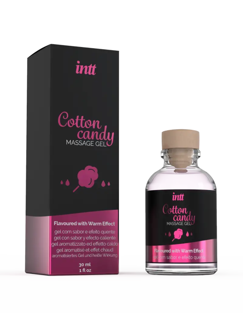 Gel de Massage Embrassable Chauffant Cotton Candy Intt