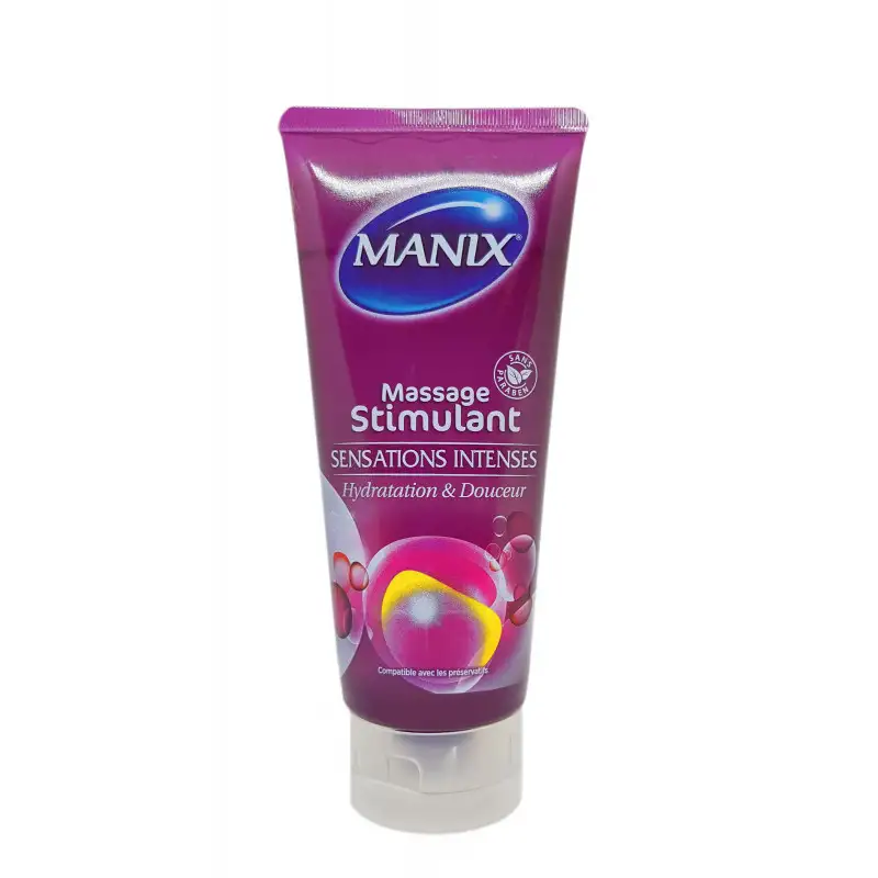 Gel de massage stimulant Manix effet chauffant 200ml