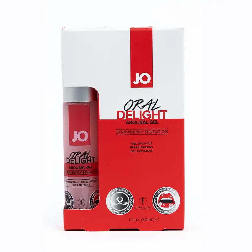 Gel stimulant Oral Delight à la fraise 30 ml